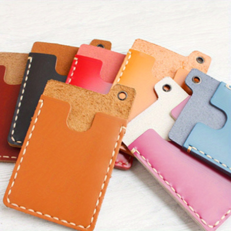 2pcs/set DIY Leather Card Cove - Leatherwork Patterns 评论和价格