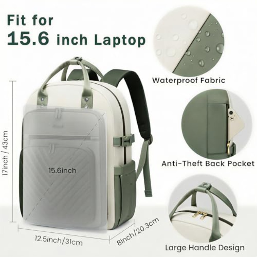 Laptop Backpack for Women, Wat - For Leather Work 评论和价格
