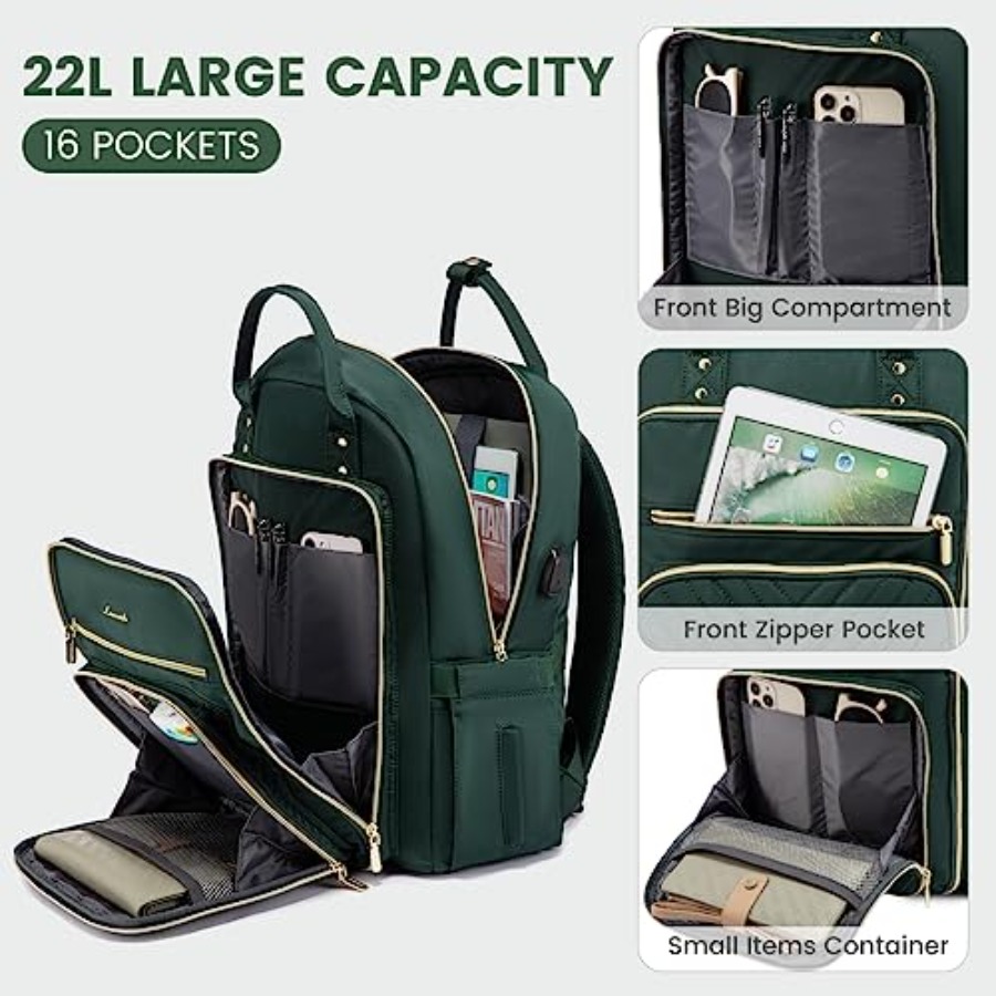 Laptop Backpack for Women, Wat - For Leather Work 评论和价格