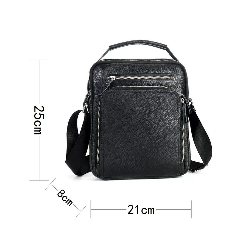 Waterproof top-grain cowhide m - Leather Work Handbag 评论和价格