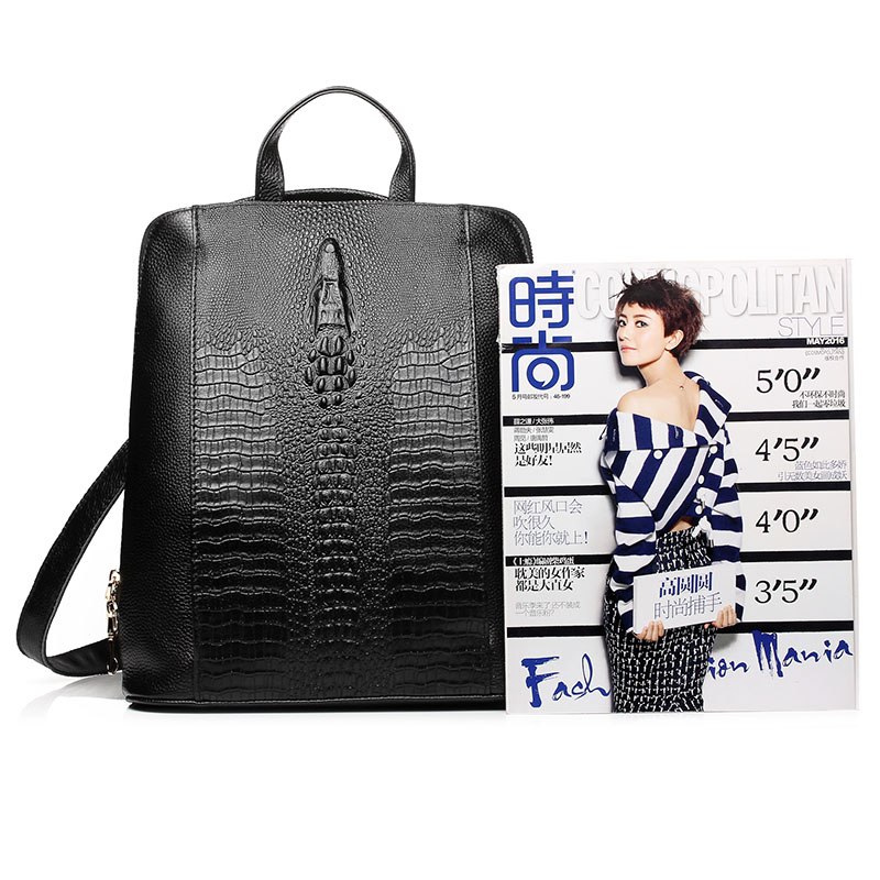 Zency Women's Crocodile Leathe - Leather Work Bag 评论和价格